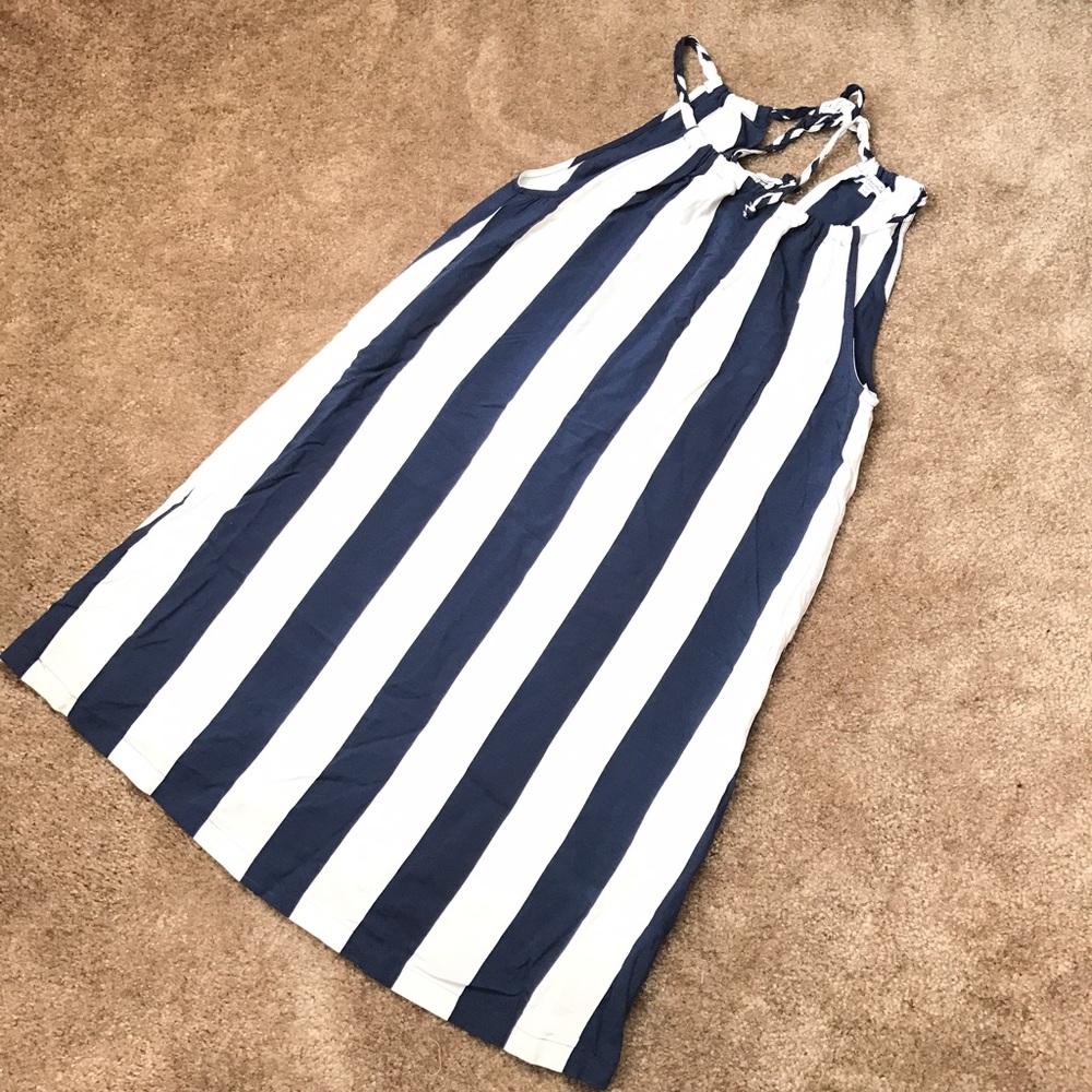 Splendid Capistan Rugby Striped Halter Dress